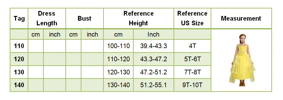 Платье принцессы Белль для девочек; Детский костюм без рукавов; детское платье для костюмированной вечеринки на Хэллоуин, карнавал, день рождения