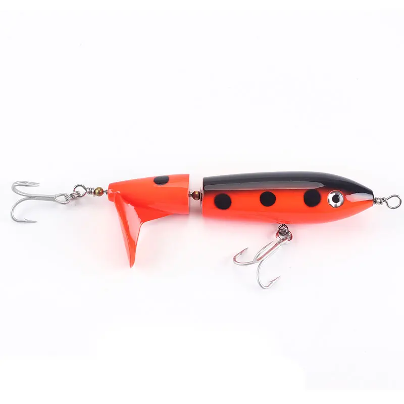 Pesca Wood Game Lure Trolling Lure Saltwater Fishing Lure 20cm 60g Jointed Popper Lures Boat