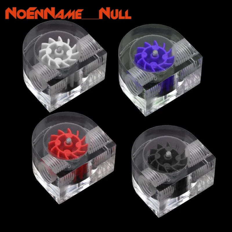 

Water cooling Acrylic Flow Meter G1/4 Thread Water Cooling System Coolant Filter Indicat Computer Cooler Fittings 2-Way Holes