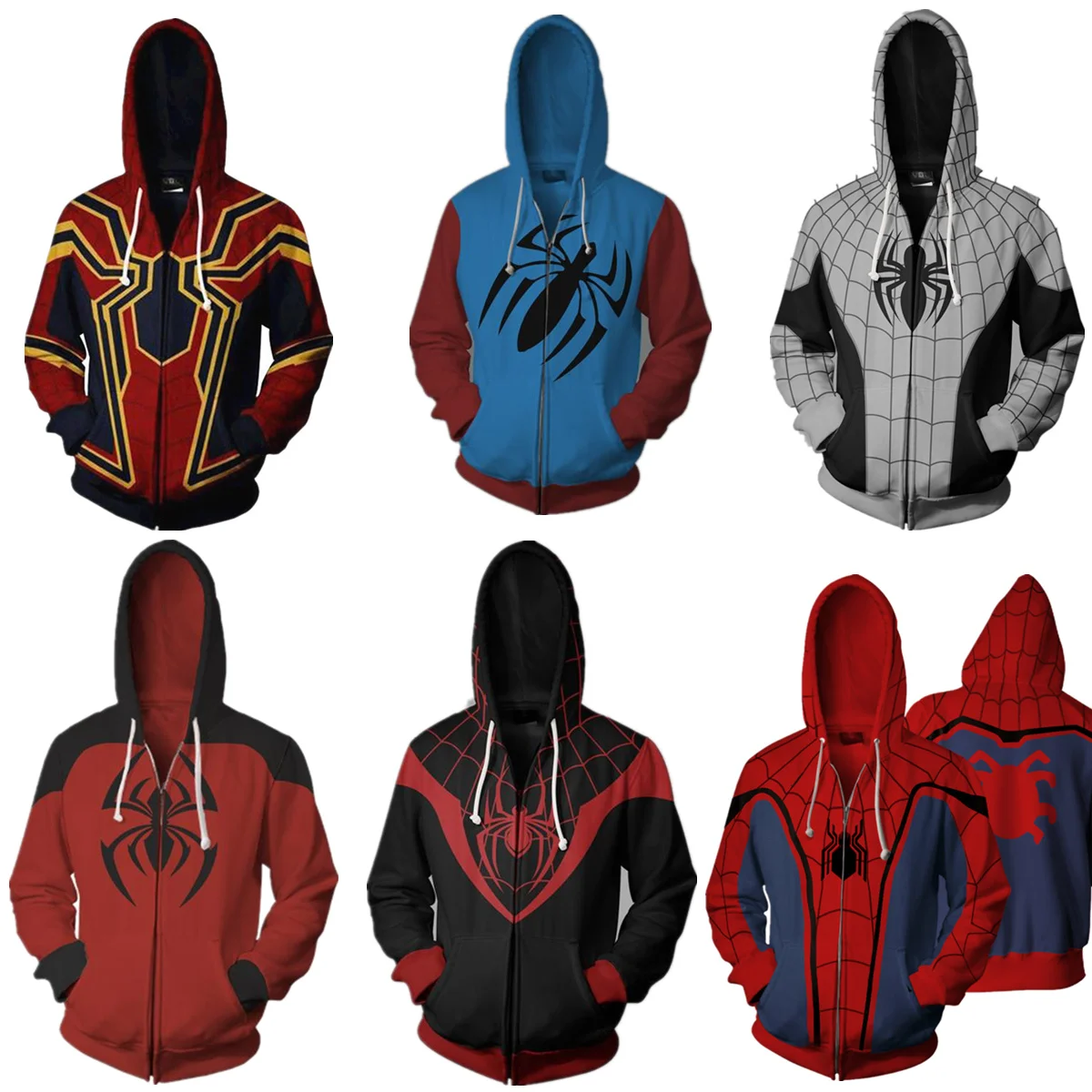 avengers infinity war spiderman hoodie