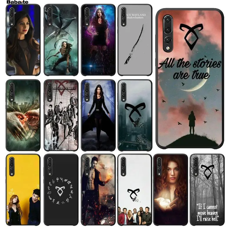 

Babaite shadowhunters poster Novelty Phone Case Cover for Huawei P10 plus 20 pro P20 lite mate9 10 lite honor 10 view10 cover