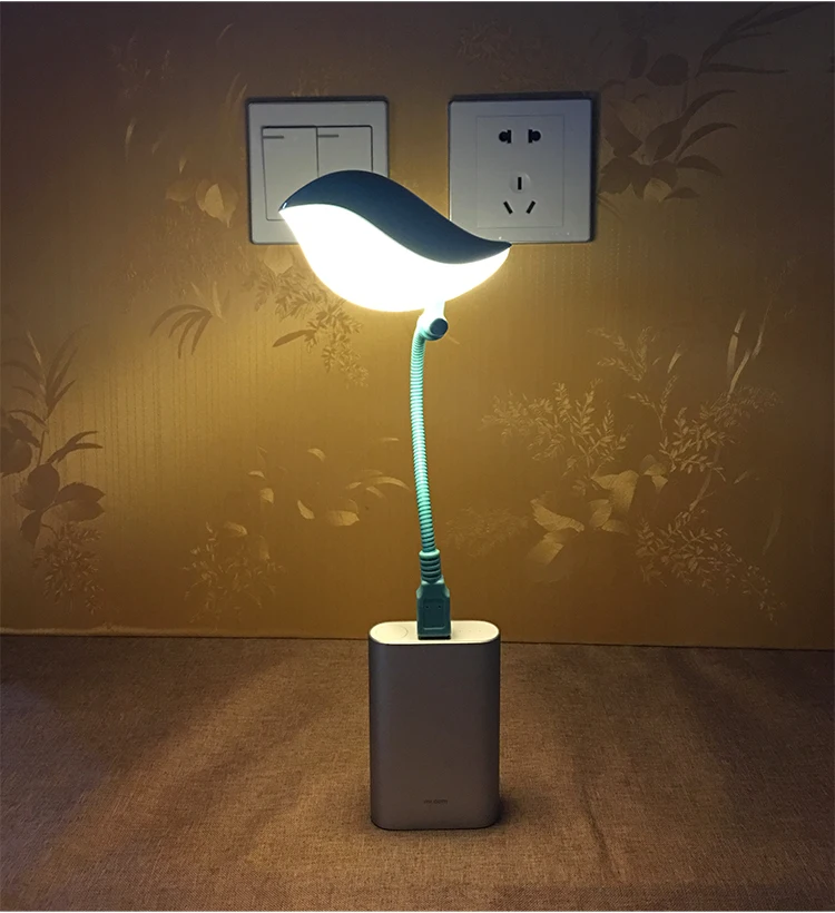 USB Синий Розовый украшения LED спальня настольная лампа свет исследование детская комната прикроватные бюро свет LED защитить глаза свет ZA953