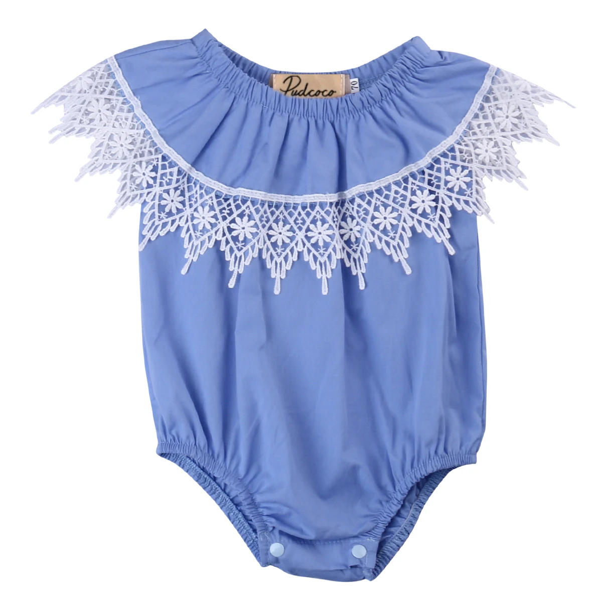 Newborn Baby Girls Clothing Floral Lace Bodysuit Summer Infant Babies