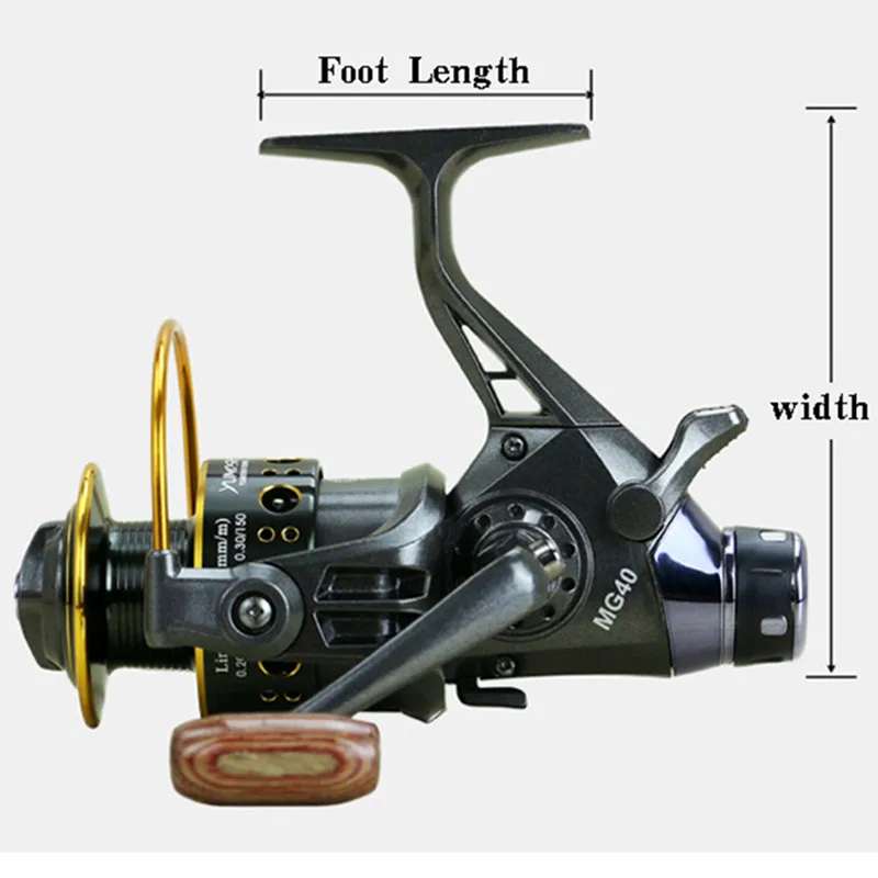 YUMOSHI 5.2:1 10+1 BB Front and Rear Drag Spinning Reels 3000 4000 5000 6000 Fishing Reels YUMOSHI 5.2:1 10+1 BB Front and Rear Drag Spinning Reels 3000 4000 5000 6000 Fishing Reels