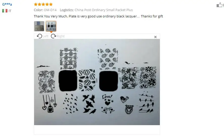 6*12 см прямоугольные пластины для штамповки ногтей фруктовая птица геометрический узор дизайн ногтей штамп штамповка шаблон изображения пластины трафареты OMD0125