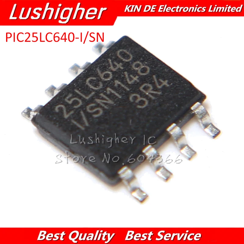 

PIC25LC640-I/SN 25LC640-I/SN 25LC640