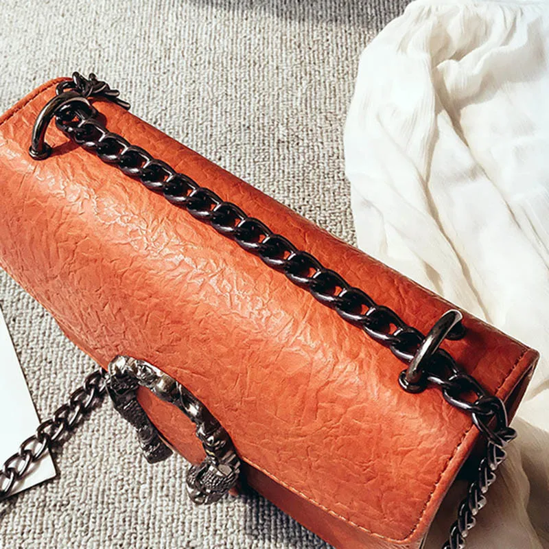 Women Fashion Design Chains Shoulder Bag Luxury PU Leather Female Mini Handbag Holiday Shopping Ladies Flap Crossbody SS3494 (6)