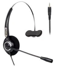 VoiceJoy гарнитура для дома/офиса с одним разъемом 3,5 мм для смартфонов, мобильных телефонов, ноутбуков и т. Д