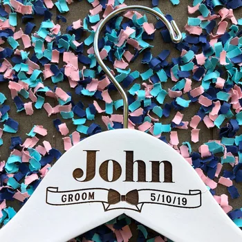 

Personalized Wedding Hanger Custom Wood Engraved Name Dress Hanger Wedding Party Decoration Hanger Wood Party Supplies