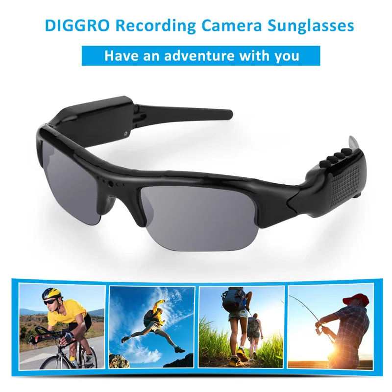 Recording Camera Sunglasses BT 4.0 1080P HD Video Recorder Polarized