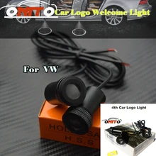 12 V 10 W Логотип лазерный свет для VW Passat B6 B7 CC Golf Jetta MK5 MK6 автомобиля лазерный проектор Логотип Дверь Добро пожаловать лампы проектор Ghost Shadow 2 шт