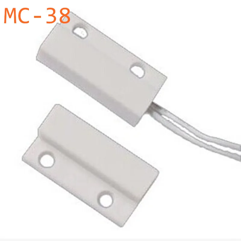 1Pair MC-38 MC38 Wired Door Window Sensor N/O Switch Magnetic Alarm 330MM Length 100V DC Normally-Closed NC For Home Safe 1Pair MC-38 MC38 Wired Door Window Sensor N/O Switch Magnetic Alarm 330MM Length 100V DC Normally-Closed NC For Home Safe