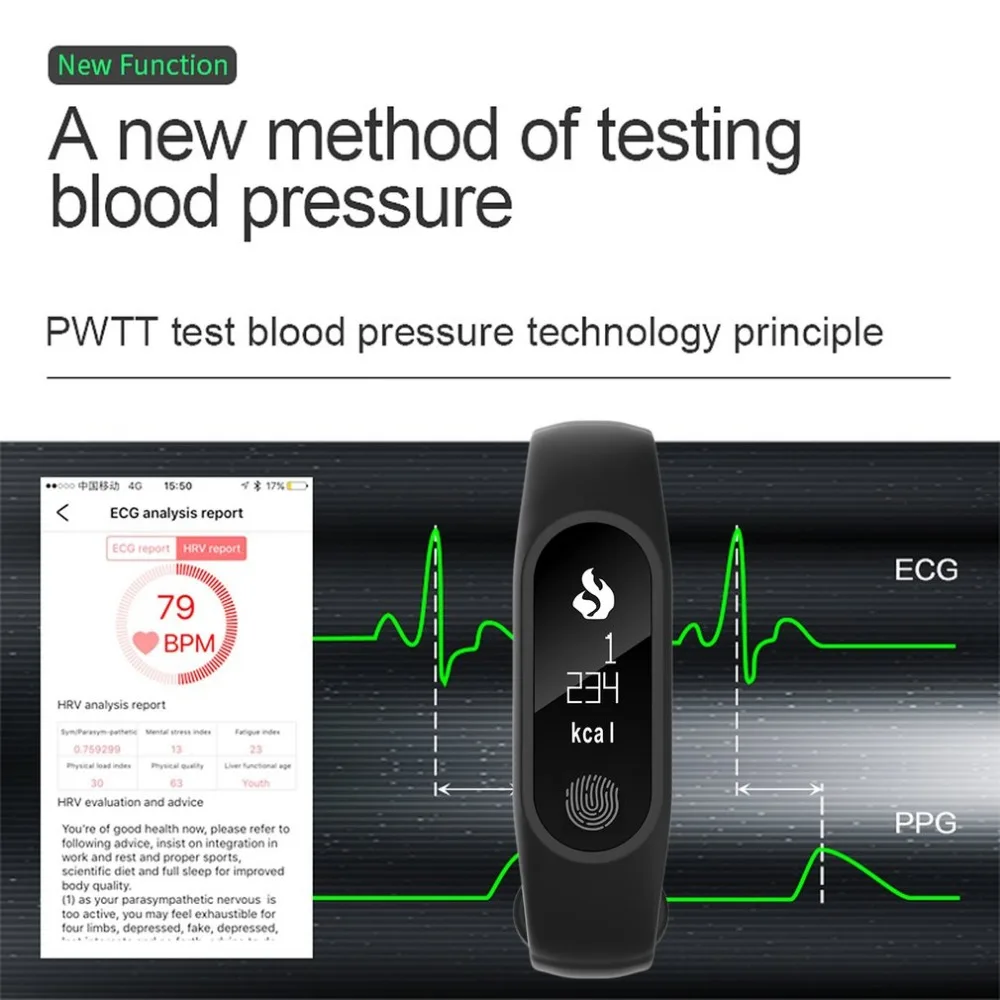 M2 плюс 0,86 дюймов сердечного ритма крови Давление Браслет Смарт шагомер группы вызова SMS Дисплей браслет для iOS Android
