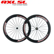 RXL SL Carbon font b Bicycle b font Wheels 700C 23mm Width 38mm 50mm 60mm Clincher