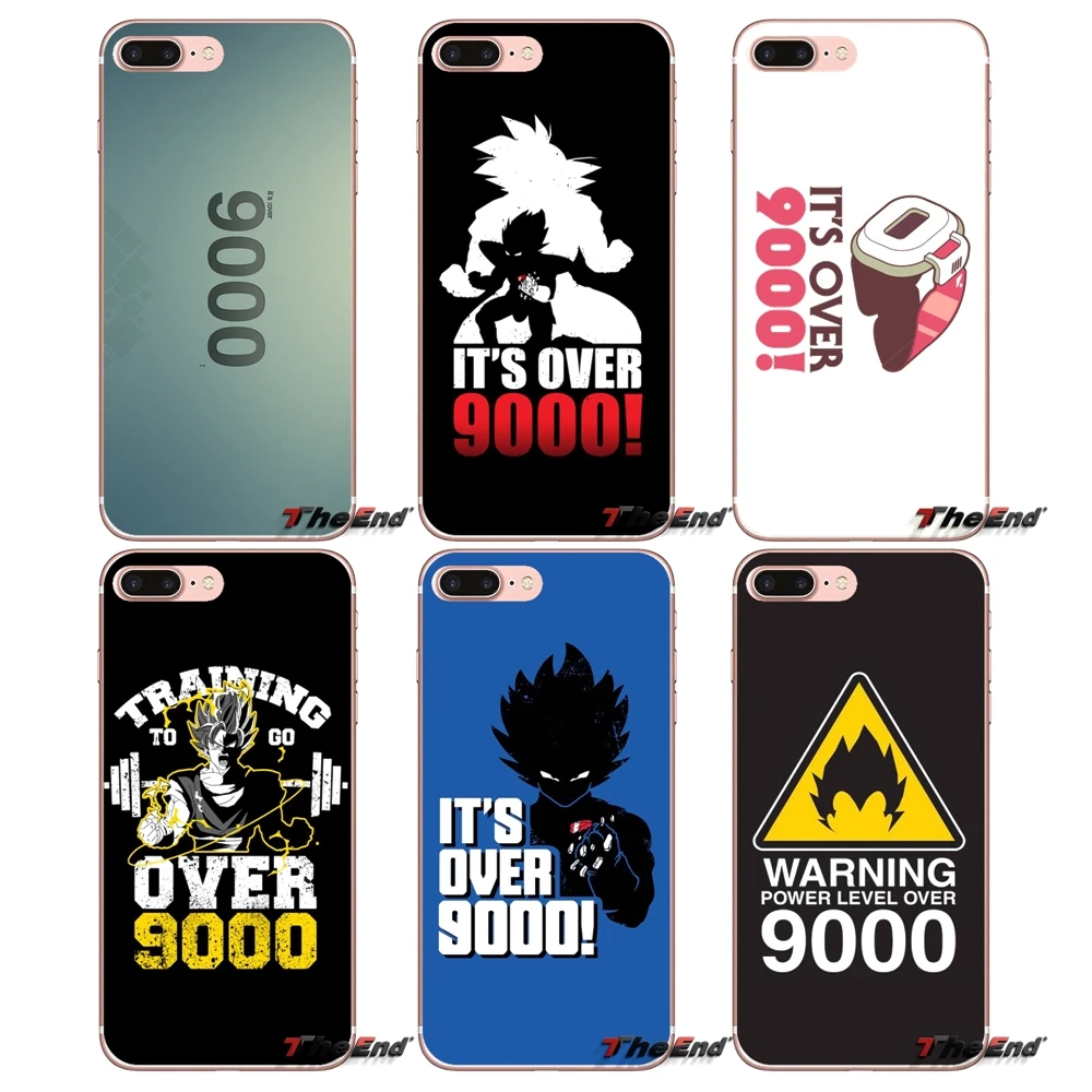Для Samsung Galaxy S3 S4 S5 MINI S6 S7 edge S8 Plus Note 2 3 4 5 Grand Core Prime DBZ Saiyan Power Warning Over 9000 Case | Мобильные