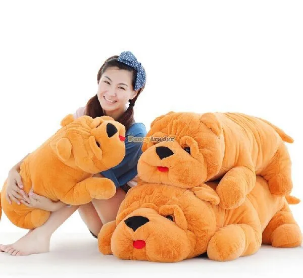Fancytrader Hot Selling 47'' 120cm Lovely Jumbo plush Shar Pei Dog, Gift for Child Free Shipping FT50048(6)