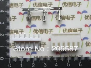 

50 Sets VH 3.96mm Connector 6 pins Housing/Base/Pins