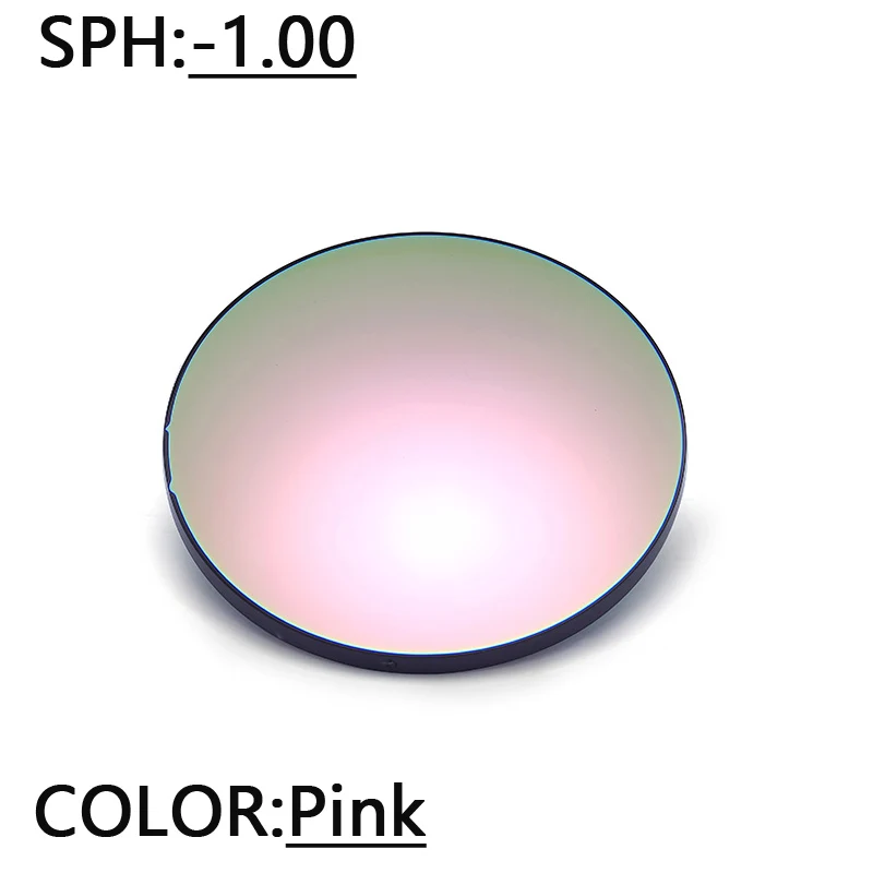 MINCL Горячие Сделанные на заказ близорукость минус рецепт поляризованные линзы оптика для мужчин/женщин ретро круглые поляризованные антибликовые солнцезащитные очки NX - Цвет линз: gold-pink gray-100