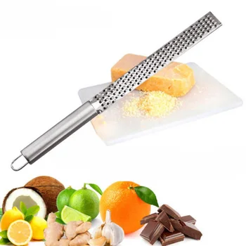 

Micro Stainless Steel Classic Fine Kitchen Citrus Lemon Cheese Vegetable Zester Grater Cheese Dishwasher Safe Kitchen Dinning