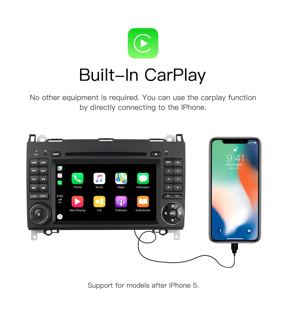Top Quad-Core 2G/32G Car DVD Player Stereo Android 7.1 Car Radio Navigation BT For Benz B200 A/Bclass Germany Ship EW820P8QHCP 1 Top Quad-Core 2G/32G Car DVD Player Stereo Android 7.1 Car Radio Navigation BT For Benz B200 A/Bclass Germany Ship EW820P8QHCP 1