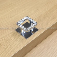 Школьная Современная Минималистичная двойная 128 Ke сопротивление Европейская Хрустальная ручка для шкафа Ручка для дверцы выдвижного ящика один кристалл