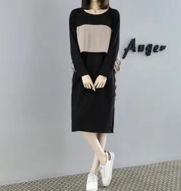 

Anti-sneaked Breastfeeding Dress 2019 Autumn New Maternity Clothes Long Nursing Dress Feeding Clothes for Pregnant Women QL376