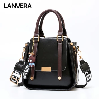 

LANVERA brand new women solid satchels totes sequined rivet handbag hotsale lady evening purse messenger crossbody shoulder nags