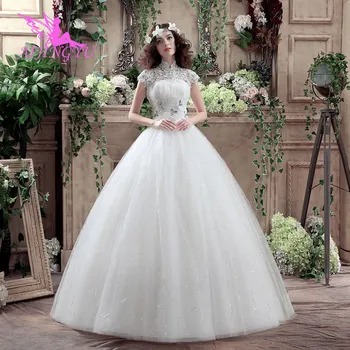 

AIJINGYU 2018 plus size free shipping new hot selling cheap ball gown lace up back formal bride dresses wedding dress WK786