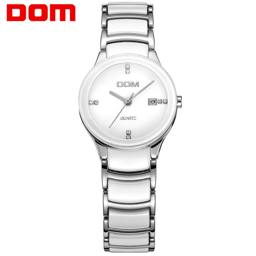 DOM women watches luxury brand Casual waterproof style quartz ceramic Ladies Watches Clock Female Dress Relogio Feminino 2018 DOM women watches luxury brand Casual waterproof style quartz ceramic Ladies Watches Clock Female Dress Relogio Feminino 2018