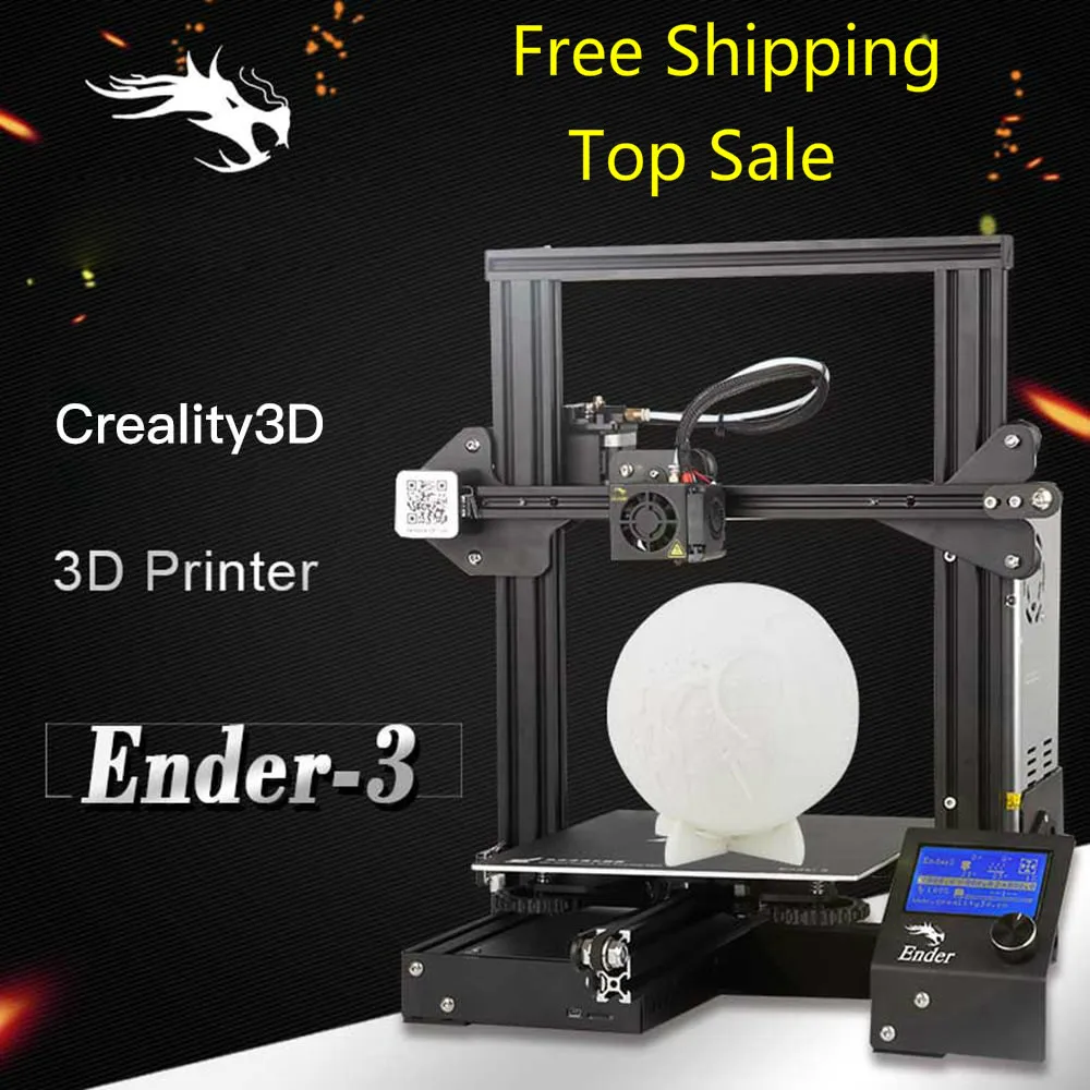 Ender 3/Ender 3 Pro 3D принтер DIY комплект v слот большой размер I3 мини продолжение печати