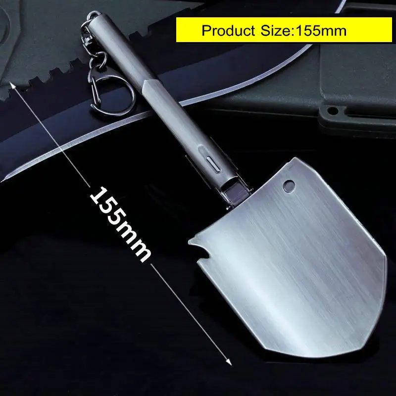  Game Playerunknown's PUBG Jedi Survival Battle Royale Shovel Alloy Weapon Warrior Key Buckle Full M