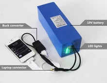 Universal 18V 19V 20V 100000MAH 20AH font b Laptops b font Emergency Lithium Polymer Power Supply