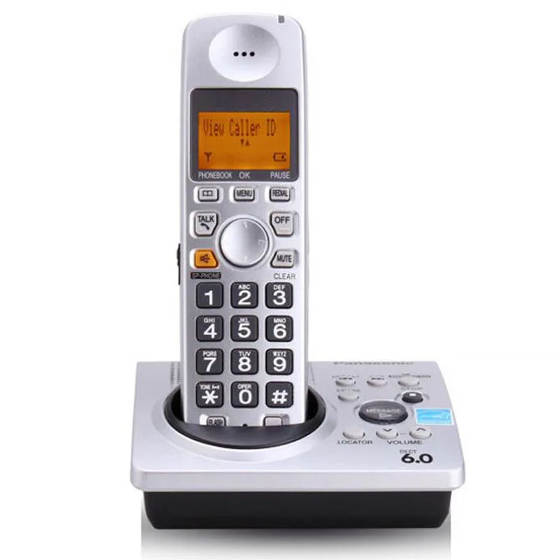 

Dect 6.0 Digital Cordless Answering System Phone With Call ID Handfree Backlight Call Waiting Voice Mail For Home Telephone