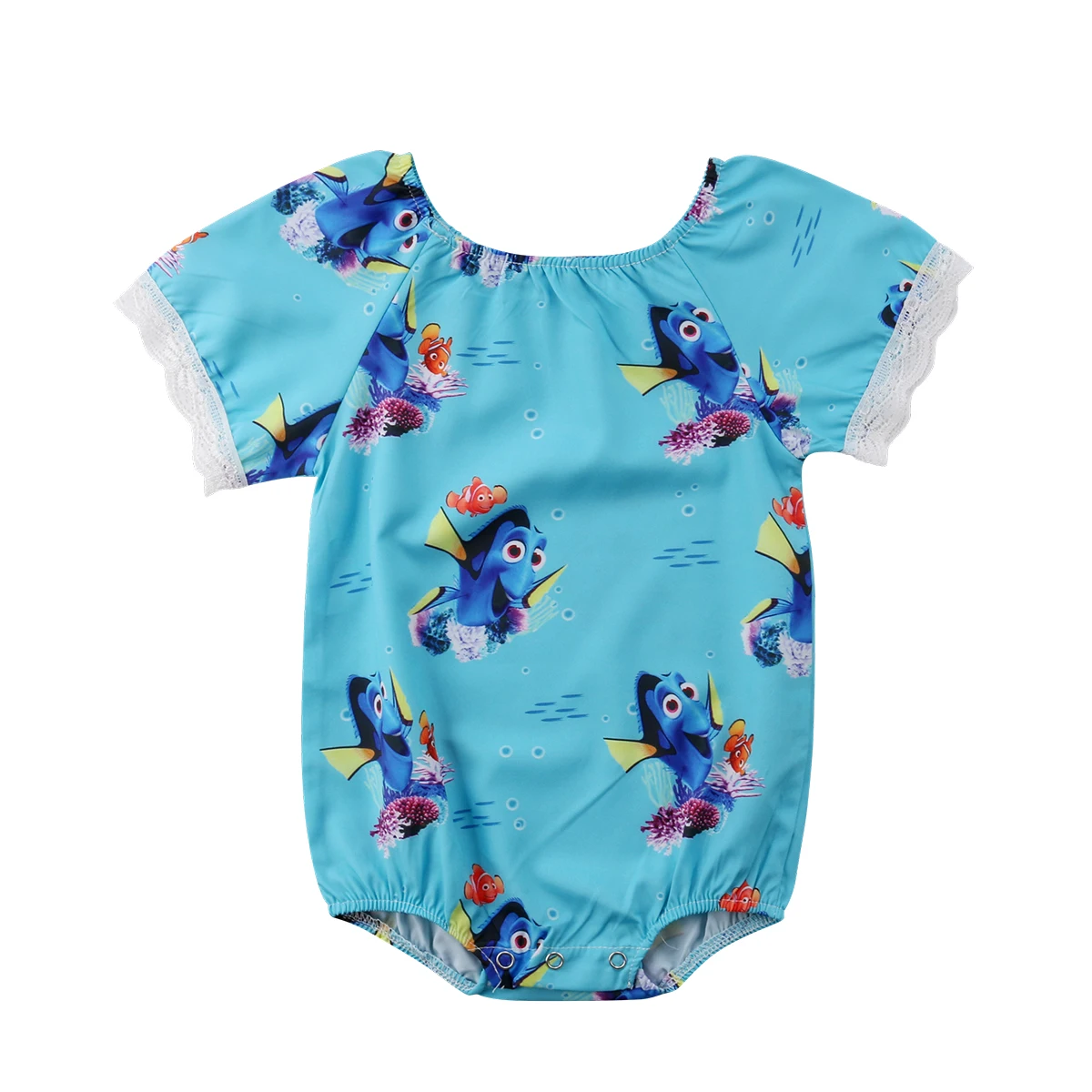 

2018 new fashion Nemo and Dory Newborn Baby Girl Jumpsuit Bodysuit Sunsuit Outfit Clothes summer lovely cute stylish CH