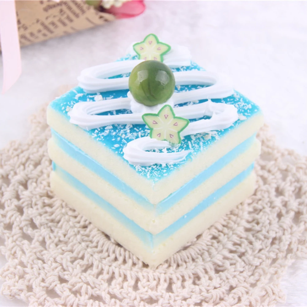 1pc Small Triangular Cake Fridge Magnet Pictures Props Phone Charms