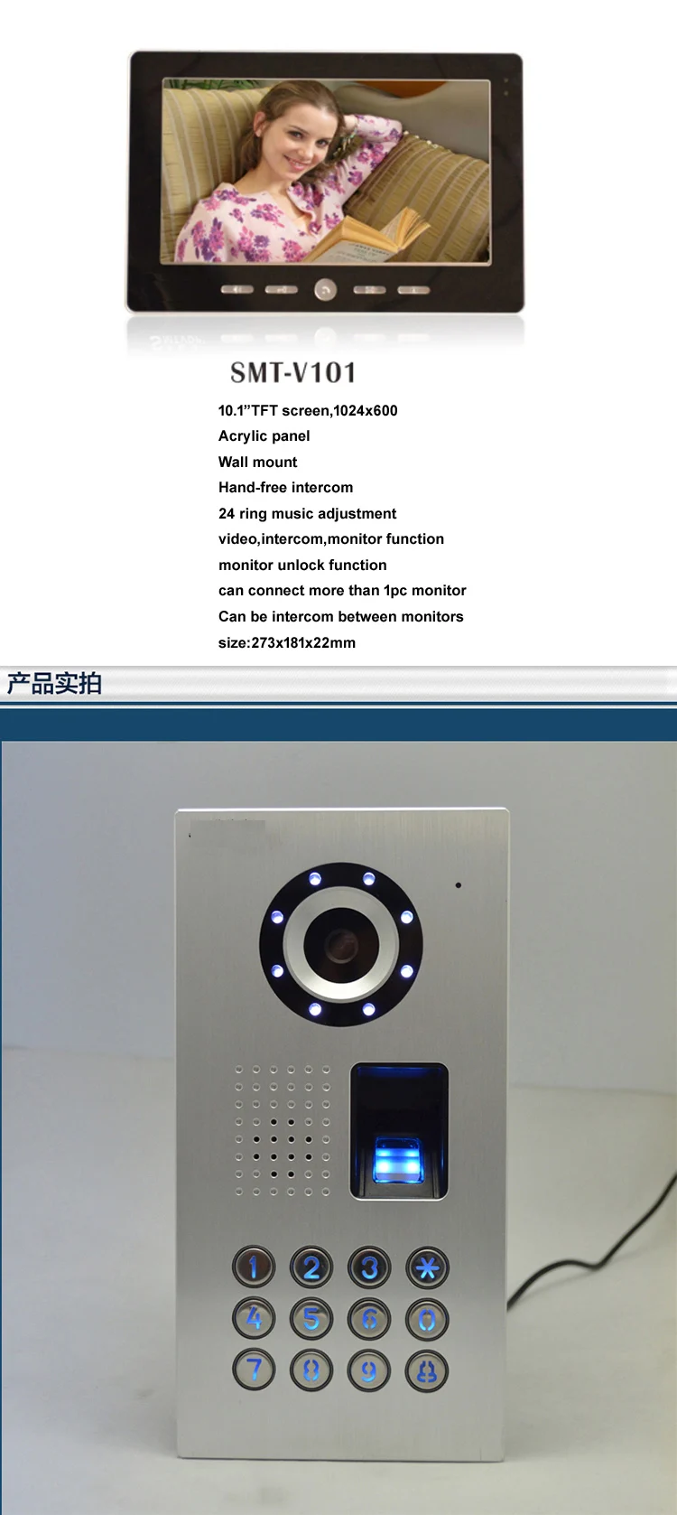 Excellent XinSiLu Luxury top quality 10"Video Door Phone,HD IR Metal Camera w/t FRID panel,home Intercom System doorbell 3Cameras+1monitor 4