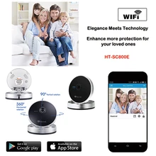 Frete Grátis! homtrol wifi home security ip camera baby monitor de interfone telefone inteligente áudio night vision cam de seguridad