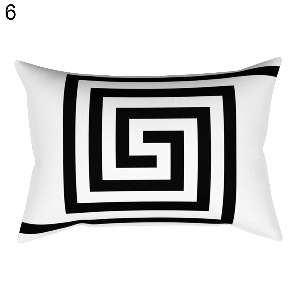 

Simple Geometry Pillow Cover Cushion Throw Case Pillowcase Home Room