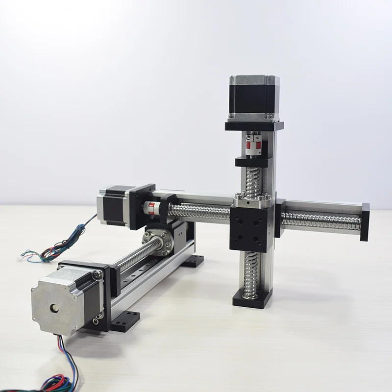 Козловой станок XYZ CNC линейный привод моторизованная линейная ступень стол скользящая система движения для лазерной резки оси Z 500 мм ход