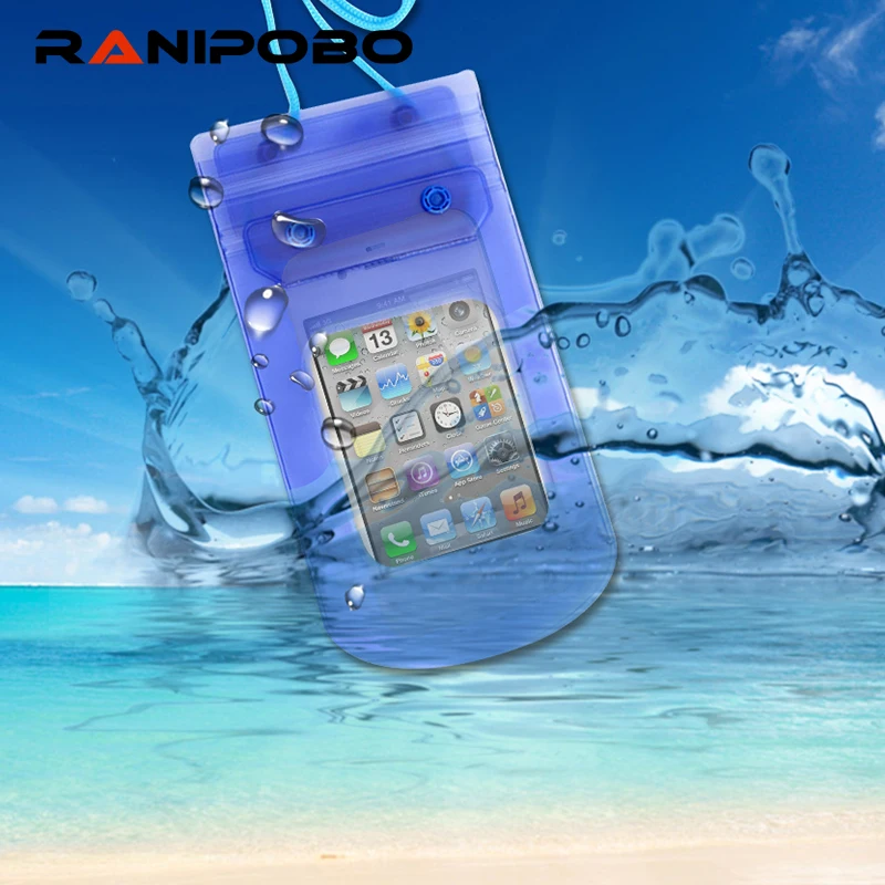 

For Universal 4.8"-6.0" Waterproof Pouch Case Cover for iPhone Samsung Galaxy S7 Swimming Camera Mobile Phone Water proof Bags
