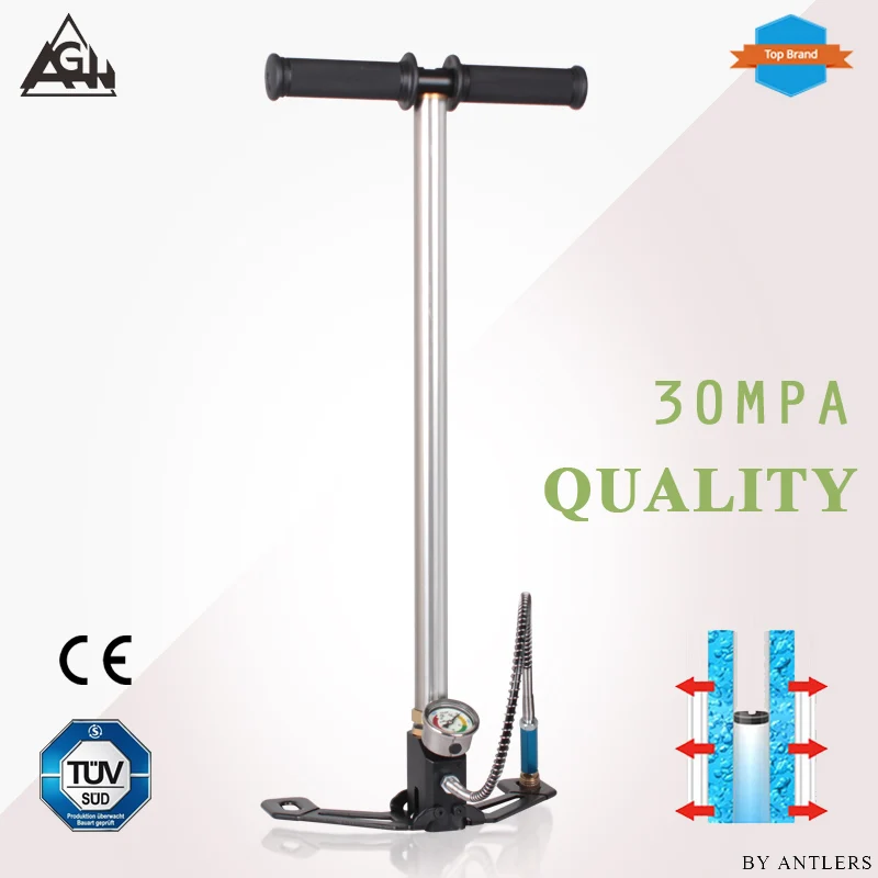 

AGH 30Mpa 4500psi Air PCP Paintball Pump Air Rifle hand pump 3 Stage High pressure with filter Mini Compressor bomba pompa