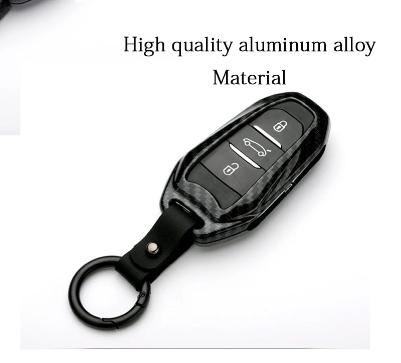 Автомобильные аксессуары для peugeot 308 3008 2008 508 4008 408 5008 ключ сумка крышка Алюминий сплав защитные Декоративные Чехлы для автомобильных ключей