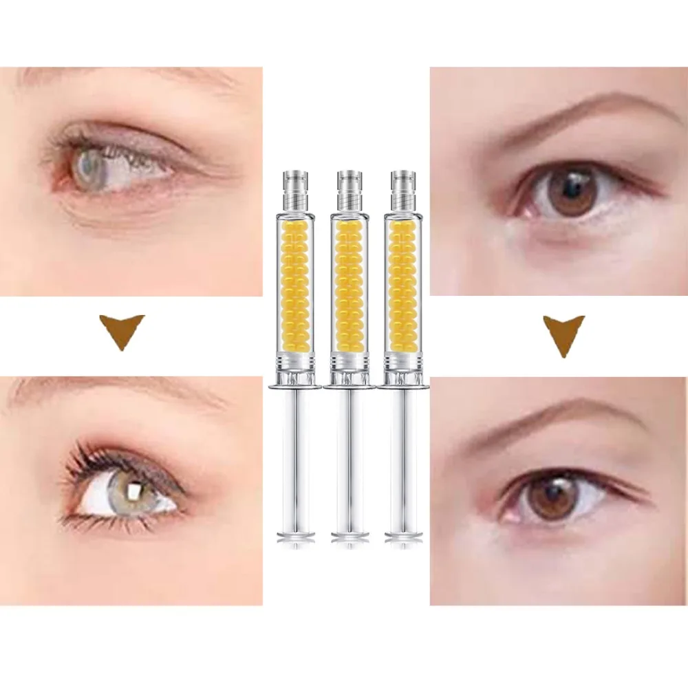 

Eye Cream Dark Circles Bag Removal Oog Creme Anti Wrinkle Puffiness Aging Hyaluronic Acid Skin Firming Instant Lift Whiten 3Pcs