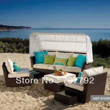 Мебель для патио и уличный диван из ротанга