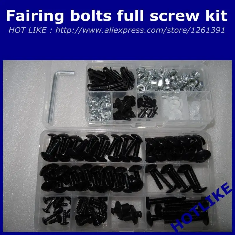 

Fairing bolt kit screws for HONDA CBR900RR 919 1998 1999 CBR900 RR 919RR 98 99 fairing screws Fastener-Fixation Kit #Hl93