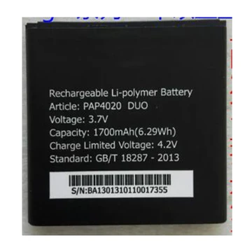 

Rush Sale Limited Stock Retail 1700mAh PAP4020 DUO New Replacement Battery For Prestigo Mobile High Quality