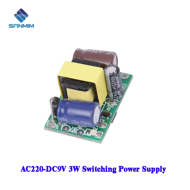 

1PCS SANMIN AC220V to DC9V 400MA 3W Power supply Isolated switching power supply module 220V to 9V bare board PLB03BC9V