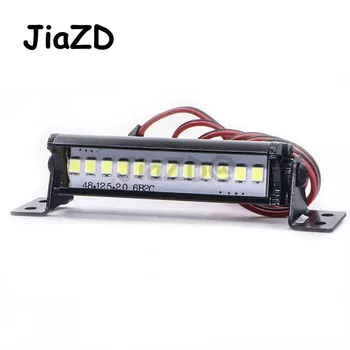 

FREE SHIPPING Trx4 Metal Roof Lamp 12 LED Light Bar For 1/10 RC Crawler TRX4 SCX10 KM2 CC01 Remote Control Toys Parts
