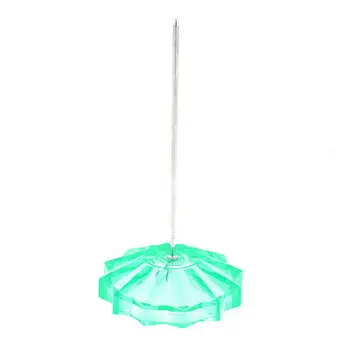 

145mm Green Silver Tone Straight Rod Paper Holder Spike Stick Bill Fork
