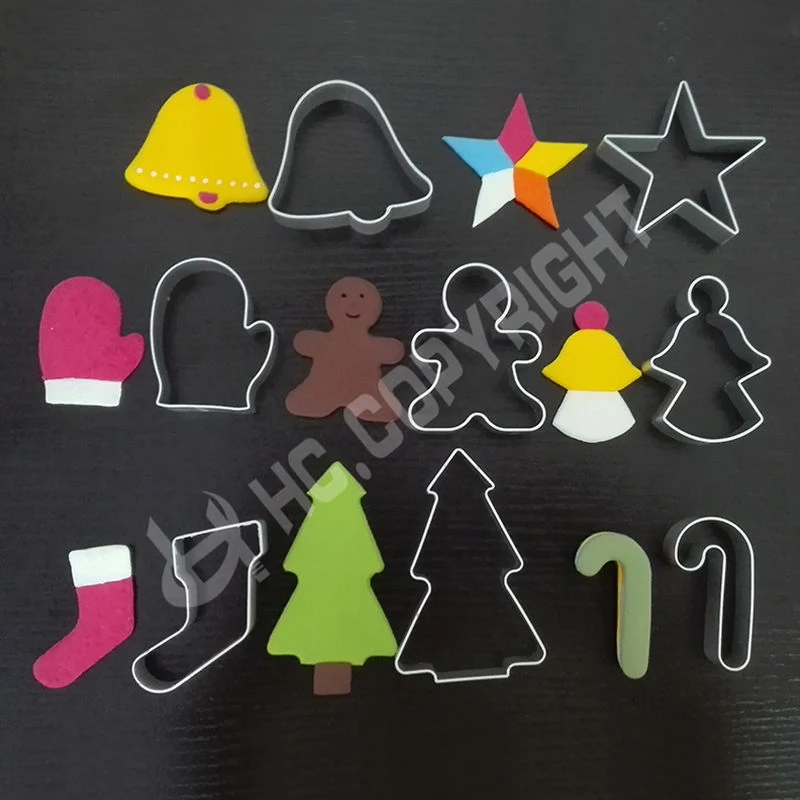 2 шт. рождественское печенье резак звезда ангел пряники колокольчик перчатки
